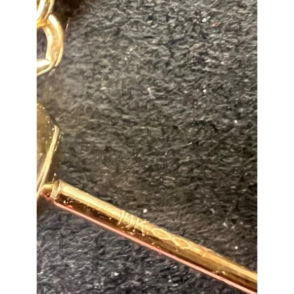 14k yellow gold South Seas Pearl dangle earrings - Picture 7 of 14